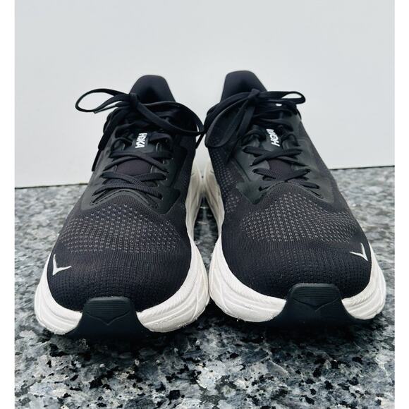 Hoka One One Arahi 7 Shoes Mens 12D Black 1147850 BWHT main image 6